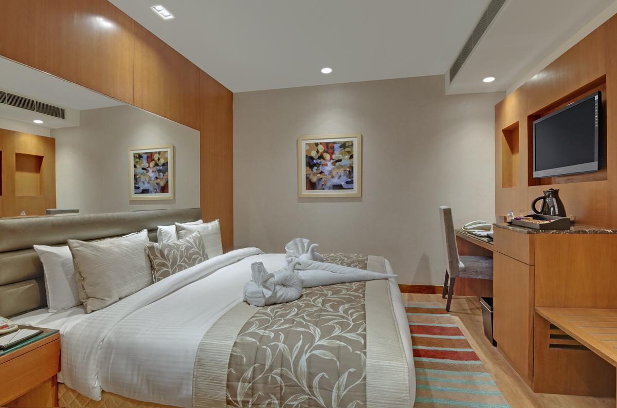 Beacon Hotel Nirman Vihar New Delhi Buitenkant foto
